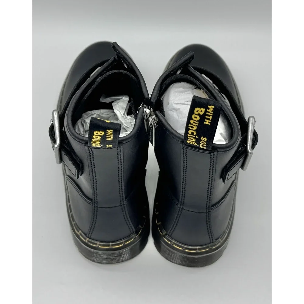 Dr‎ Martens Women's Zavala ALT Black Hydro Leather Boots Size 9 31935001